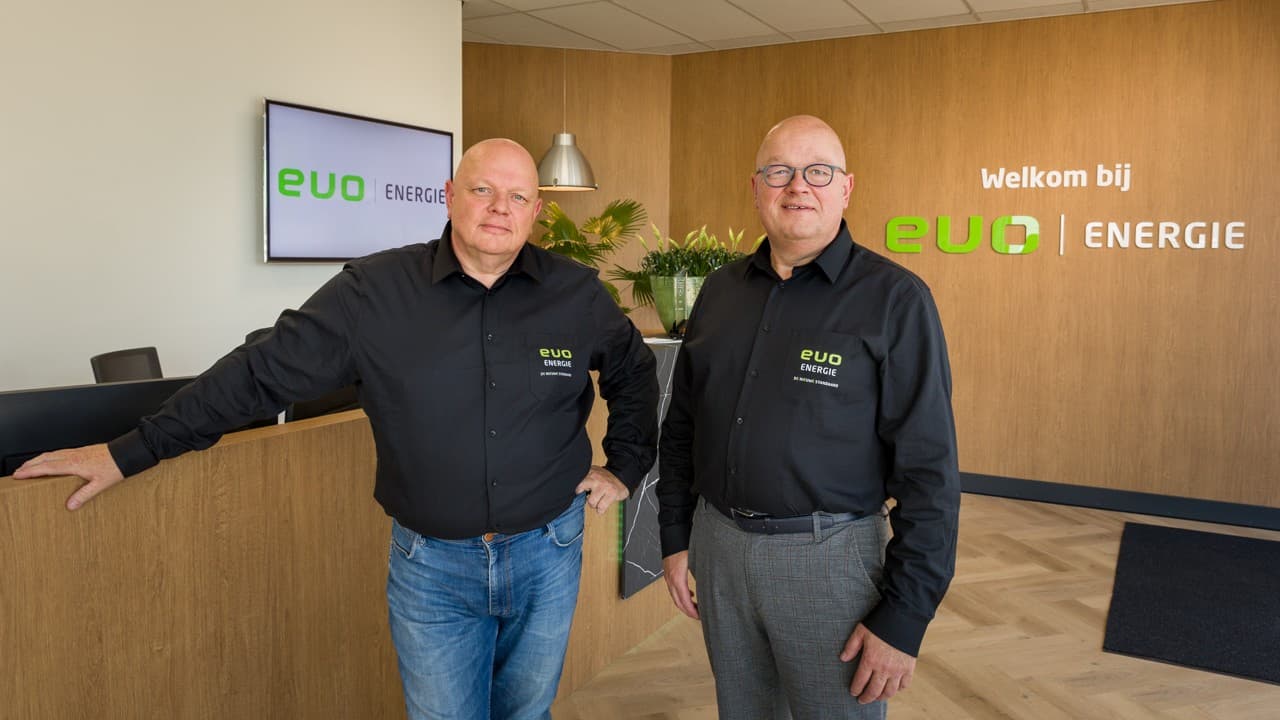 Martin en Hans Jonker van Evo Energie bij Evo Energie