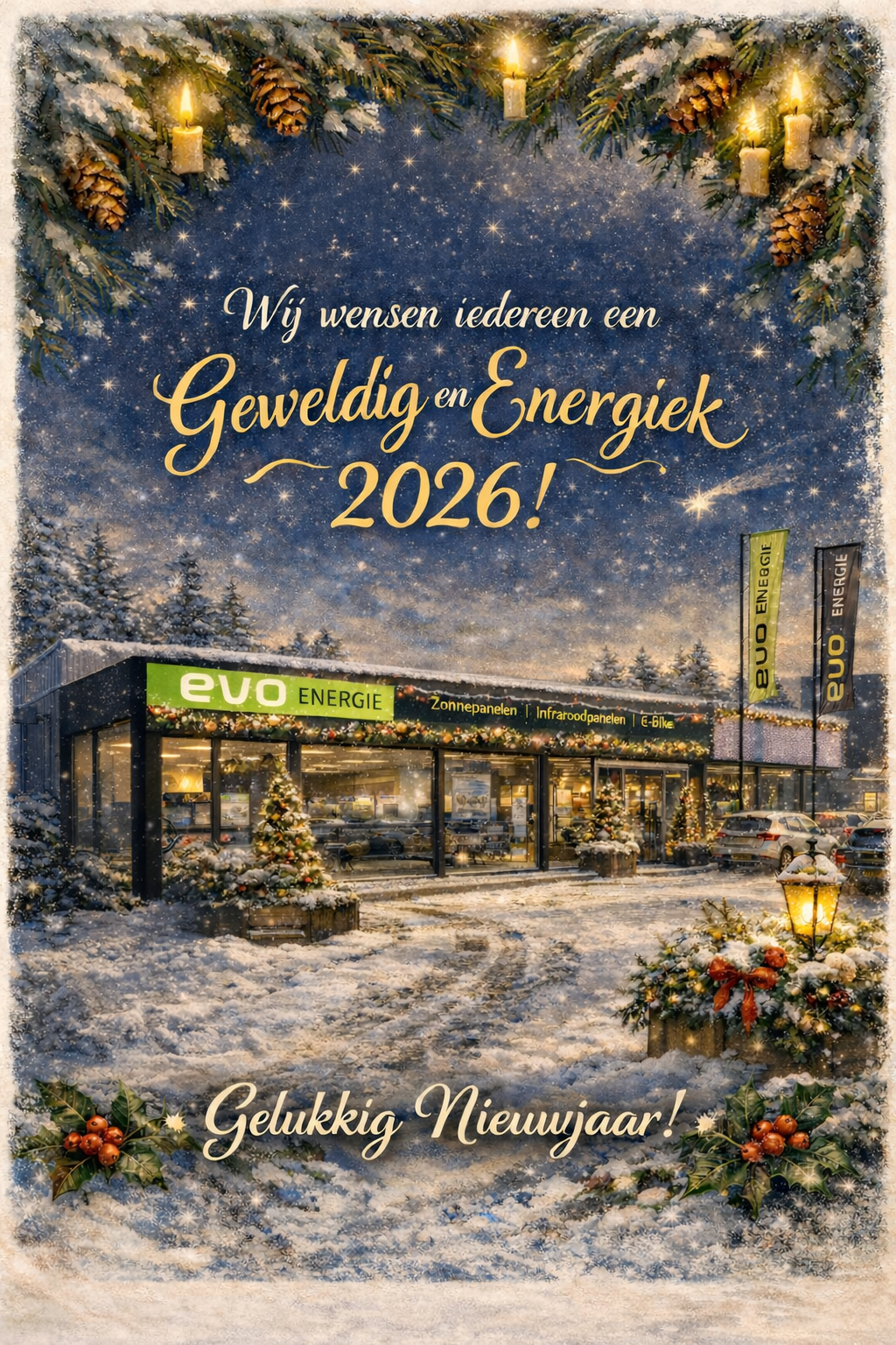 Evo Energie's feestelijke nieuwjaarsgroet 2026